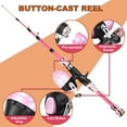 thumbnail image 2 of Spinning Rod,Pole With Reel Kids 1.2m/1.5m Rod Pole With Reel And Reel Set Rod Lures Swivels Carry Kit 1.2m/1.5m Rod Combo Kit 1.2m/1.5m Rod Reel Rod Combo Rod Reel, 2 of 6