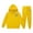 00-Yellow281, variant on WOYY Girls Bow Cozy Hoodie Sweatpants Outfits Casual Sweatsuits for Kids, Size 2-13