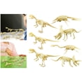 thumbnail image 4 of 7x Dinosaur Skeleton Models Archeology Collection for Kids Children, 4 of 10