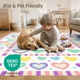 thumbnail image 4 of ODIKA Dots Whimsical Borders Ombre Gradient Watercolor Large Confetti Pink Playful Pet Friendly & Kids Safe Play for Playroom, Bedroom, Reading Nook, 4 of 7