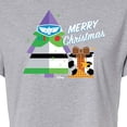 thumbnail image 3 of Toy Story - Merry Christmas Toy Story - Juniors Cropped Cotton Blend T-Shirt, 3 of 5