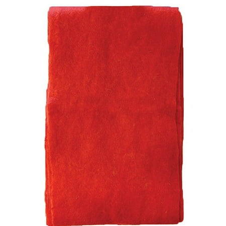 Dimensions Feltworks 100% Merino Wool Scarf 7X66 Red Multi-Colored
