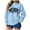 Sky Blue, variant on TTUHYWXI Merry Sweatshirts for Women Oversized Crewneck Christmas Pullover Long Sleeve Xmas Holiday Outfits (Grey, XL)