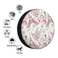 thumbnail image 2 of Kdxio Romantic Travel In Paris for Tire Cover Wheel Protectors Tyre Covers Weatherproof Wheel Covers Universal Fit for Trailer Rv SUV Truck Camper Travel Trailers 15 inch, 2 of 5