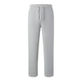 thumbnail image 3 of JJHGVB Straight Leg Sweatpants for Women Yoga Pants Womens Sweatpants with Pockets Sweat Pants Women Work Out Pants for Womens Women's Sweatpants Women's Athletic Pants Silver 2XL, 3 of 6
