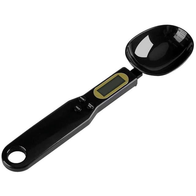 Portable 500G / 0.1G Electronic Lcd Digital Kitchen Scale With Food Measuring Spoons