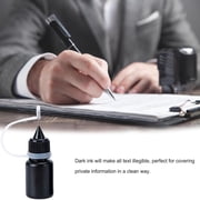 Black Printing Ink, Black Seal Ink, Premium Refill Ink for Self-Inking Stamps, Daters and Stamp Pads, Premium Stamp Ink, Refill Ink for Self-Inking Stamps, Date Stamps and Stamp Pads,Black