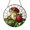 Acrylic 3.5 Inch, variant on Cute Frog Strawberry Stained Glass Style Acrylic Window Suncatcher Hanging Decor, Garden Inspired Decorative Panel Ornament for Nature Window Art and Cottage Style Home Decoration