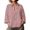 Wine, variant on Idoravan Womens Button Down Shirt Oversized Womens 3/4 Sleeve Striped Button Down Shirt Fashion Women's Summer Striped Casual Turndown Collar Button 3/4 Sleeve Shirt