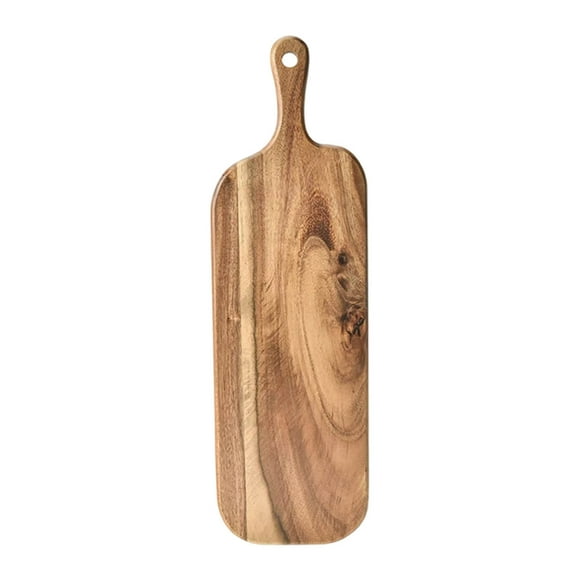 Wooden Cutting Board with Handle Multipurpose Kitchen Serving Tray for Steak Cheese and Charcuterie