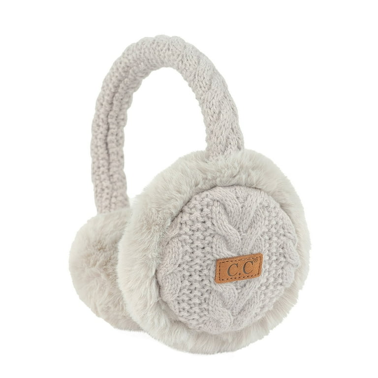 CC Cable Knit Earmuffs - Walmart.com