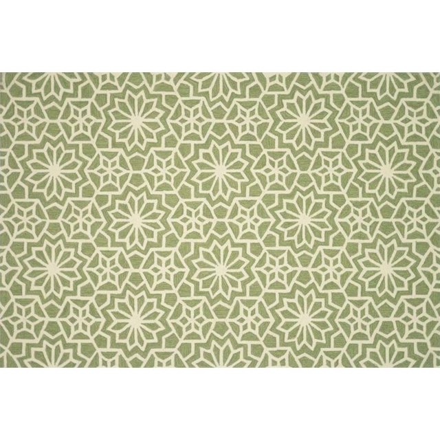 Loloi Francesca 2'3" x 3'9" Hand Hooked Rug in Green