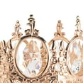 thumbnail image 4 of Miangastore Crystal Decoration Golden Metal Glass For Homeowners In Club 1Pack 6.48x6.48x4.32in, 4 of 9