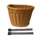 thumbnail image 2 of Cesta de bicicleta infantil con correas para bicicletas infantiles, Marrón, 2 of 8
