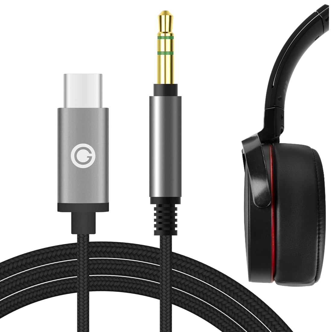 Geekria QuickFit USB-C Digital to Audio Cable Compatible with Sony WH ...