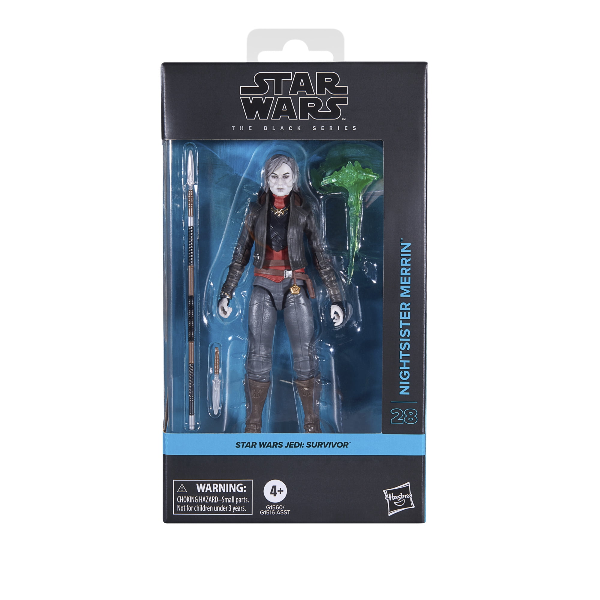 Star Wars The Black Series Nightsister Merrin, Star Wars Jedi: Survivor Collectible Action Figure (6”)