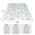 thumbnail image 3 of Pofeuu Rabbit Back View Print Ultra-Soft Micro Fleece Blanket,for Bed Or Sofa,All Season Throw Blankets Flannel Blanket-80"x60", 3 of 7