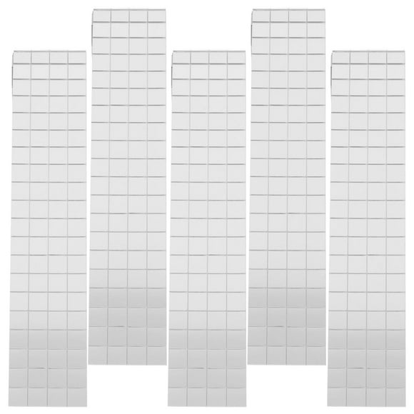 5 Rolls Mosaic Wall Stickers Porcelain Tile Tile Decoration Stickers Self Adhesive Disco Tiles Mirror Tile