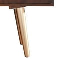 thumbnail image 5 of TMS Maura Mid-Century Modern 56” Wide Dining Room Sideboard Buffet, Walnut Finish, 5 of 5