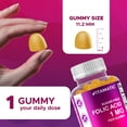 thumbnail image 3 of Vitamatic Folic Acid Gummies 1000 mcg (1 mg) - an Essential Prenatal Vitamins for Mom & Baby - Vitamin B9 - 120 Vegan Gummies, 3 of 11