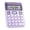 Purple, variant on 12 Desktop Calculator With Large Screen And For Accurate Data Entry