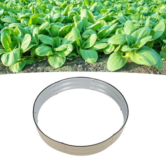 Raised Garden Bed, Planter Garden Boxes Outdoor, Vegetables Patio Ground Planter Box, Planter Oval Large Metal Raised Garden Boxes Outdoor For Vegetables, Flowers, Fruits, Herbs