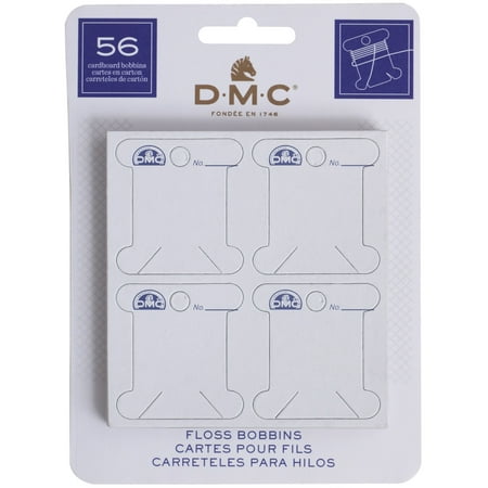 UPC: 0077540386130 | DMC Cardboard Floss Bobbins-56/Pkg