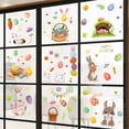 thumbnail image 5 of Wozhuo Easter Stickers Easter Decorations Windows Stickers Suit For Shop Doors And Windows Easter Atmospheres Decoration A Set Of 9 Stickers Easter Home Decor, 5 of 6