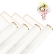Flower Wrapping Paper, 56cm/22 Inch Beige Packaging Papers, Pack of 20