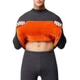 thumbnail image 2 of Mens Long Sleeve Thermal Shirts Winter Warm Soft Fleece Lined Long Sleeve Thick Pullover Tops Crewneck Underwear Dark Gray XL, 2 of 5