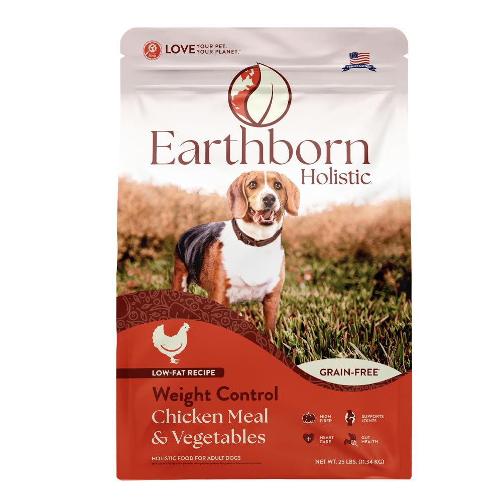 Earthborn Holistic Weight Control Chicken Meal and Vegetables Grain Free Dry Dog Food 12.5 lb