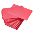 thumbnail image 1 of Unique Bargains Waterproof Eyelet Hole Plastic Shipping Tags,Outdoor Tags,40 x 60mm Red 50pack, 1 of 5