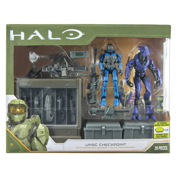 Halo Optics Hero Mission 2 Action Figure Set, 4"