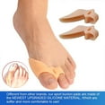 thumbnail image 6 of Gel Big Toe Bunion Guards and Protector Cushion, Silicone Hallux Separators, Crooked Toes Corrector Pads for Pain Relief, 6 of 12