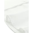 thumbnail image 5 of Allegra K Women's Sweet Peter Pan Contrast Collar Short Sleeves Button Up Blouse Tops, 5 of 6