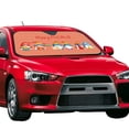 thumbnail image 2 of Disketp Windshield Sun Shade, Car Sun Shade For Front Window Lgbt Gnome Sunshades Sun Visor Protector Blocks Uv Rays Foldable, 2 of 9