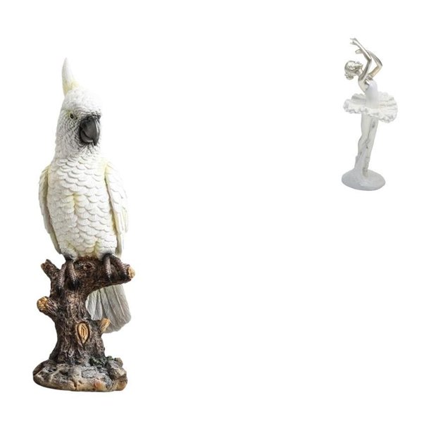 Figura de escritorio,Figura de loro para escritorio,oficina,decoración del hogar,Estatua de pájaro de resina,regalo de cumpleaños para inauguración de la casa,Figura de escritorio,Estatua