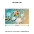 thumbnail image 2 of Placemats Set of 4 / 6, Starfish Seashell Summer Beach Placemats for Dining Table Indoor/Outdoors Heat Resistant Washable Placemats 18" x 12", 2 of 8