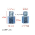 thumbnail image 2 of 2 Pcs Adaptateur de Meule Professionnelle à Angle Kit de Remplacement Machine de Broyage Portable M14 à 5/8 Pouce Convertisseur Accessoires d'Outils, 2 of 8