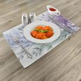 thumbnail image 2 of Ambesonne Lavender Place Mats Set of 4, Dreamy Art Purplish Leaves, Standard Size, Pale Ceil Blue Pale Green, 2 of 5