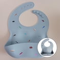 thumbnail image 1 of Baberos de silicona niños , baberos que gotean, de dibujos animados, bolsillo, producto para bebés, impermeable, te Carro Yotijar Niños Babero para niños, 1 of 10