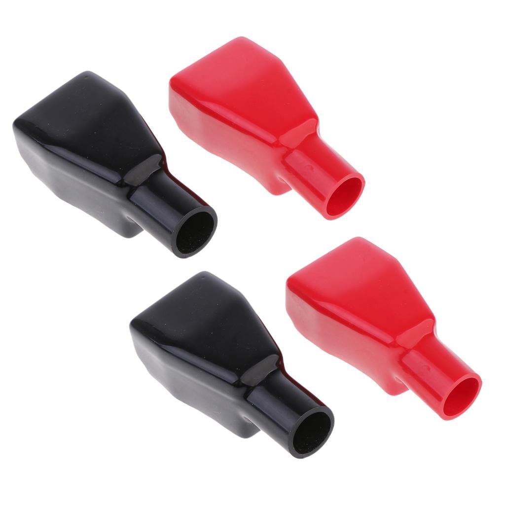 VekAuto Battery Terminal Insulation Covers 1 Pair - 16mm 12mm ID PVC Red Black Post Caps For Car Truck Motorcycle - View #12