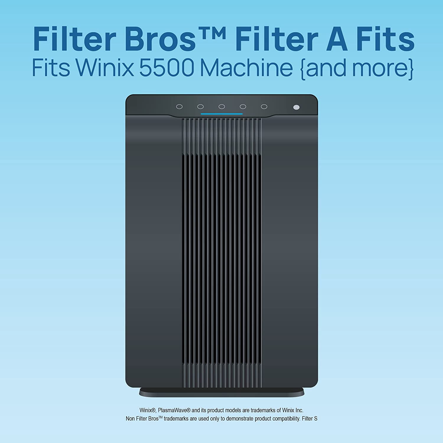 Filter Bros 115115  HEPA Filter A for  Plasmawave 5500-2 5300-2  Purifier