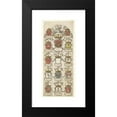 thumbnail image 2 of Pieter Jansz. 8x14 Black Modern Framed Museum Art Print Titled - Design for Stained Glass Window 4 Donated by the College Ter Admiralty to Amsterdam (1666 - 1669), 2 of 5