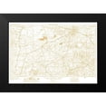 thumbnail image 2 of USGS 18x14 Black Modern Framed Museum Art Print Titled - Wichita Falls Texas Sheet - USGS 1954, 2 of 5