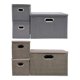 thumbnail image 1 of Set De Cajas Home And Home Plástico Café/Gris 26X17X17Cm Y 3, 1 of 3