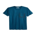 thumbnail image 1 of William Rast - Camiseta gráfica para hombre con bolsillo Fluxx, azul, extragrande, 1 of 1