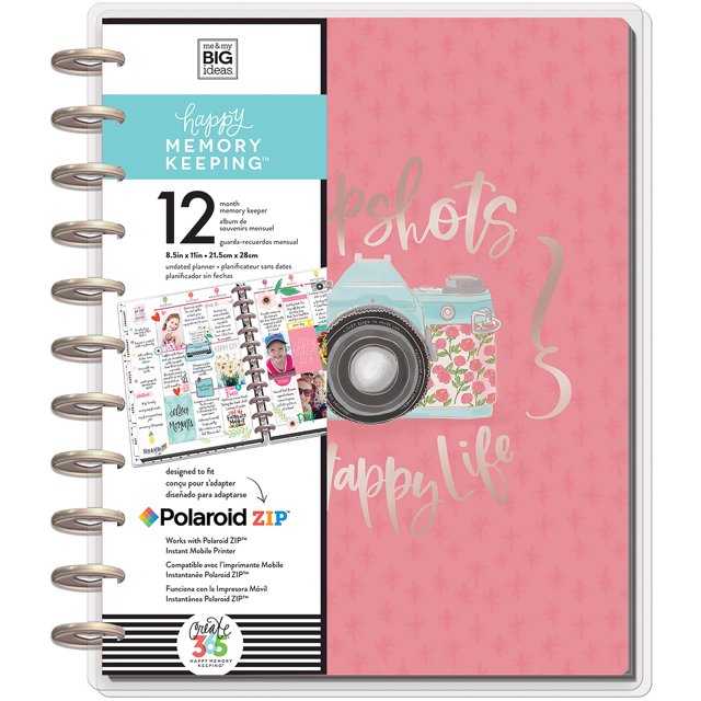 Happy Memory Keeping Undated 12-Month Big Planner -Painted Memories