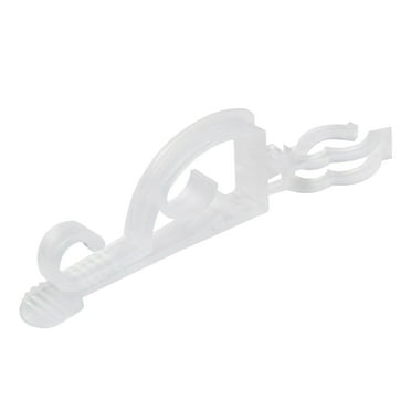 Simple Living Set of 75 Clear Max Pro Anywhere Christmas Light Clips - 4"