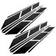 thumbnail image 2 of 2 hojas de pegatinas universales para tanque de aceite de motocicleta, calcomanías decorativas para tanque de gasolina, divertidas pegatinas para motociclistas, 2 of 8